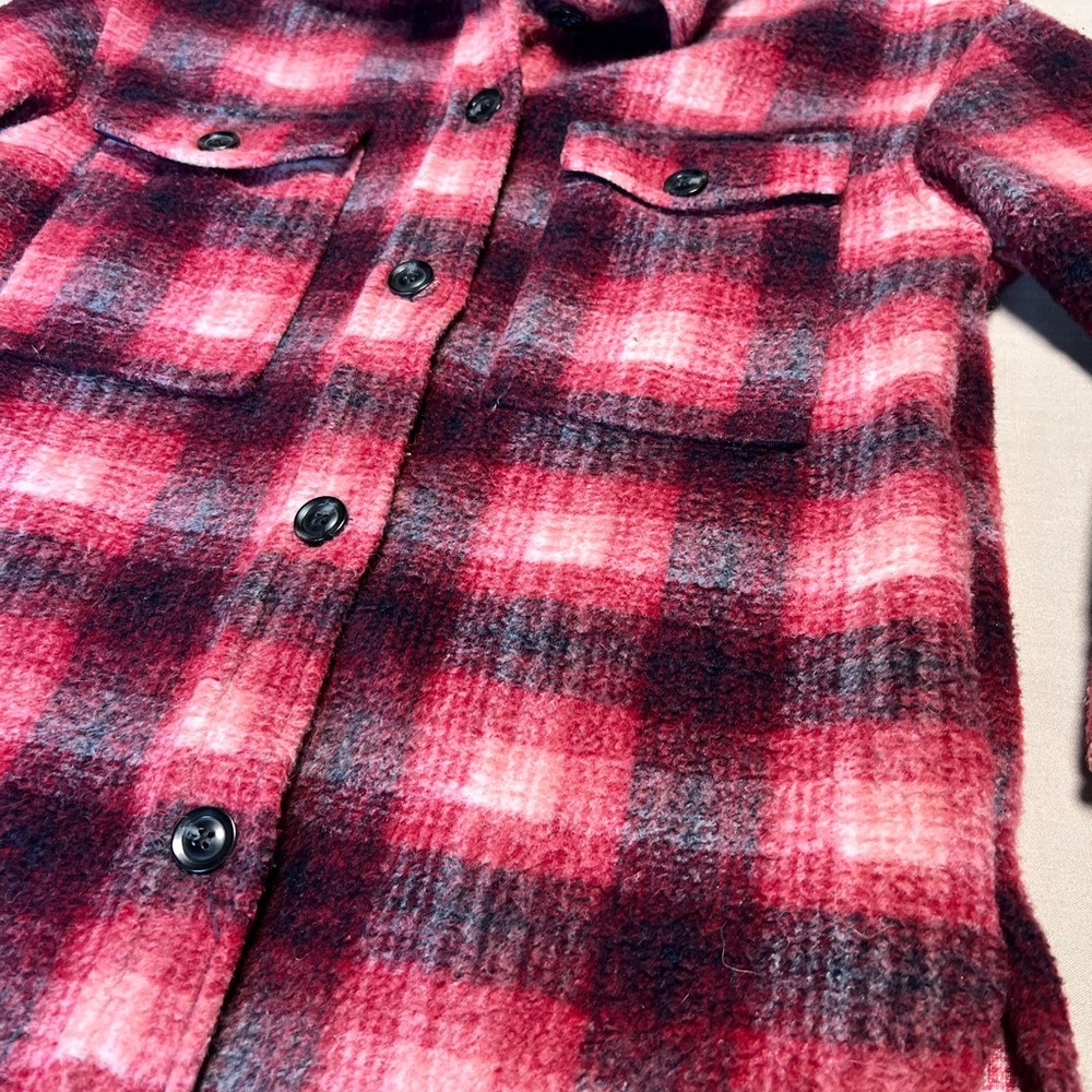 Sanctuary Town Jacket Woodland Plaid Women’s Small - Picture 6 of 16